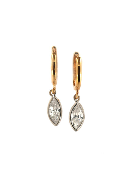 Rose gold drop earrings BRA05-02-03
