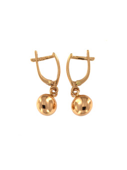 Rose gold drop earrings BRA05-07-01