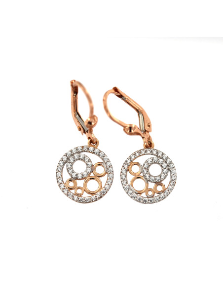 Rose gold drop earrings BRA05-01-03
