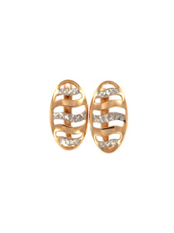 Rose gold earrings BRA06-01-03