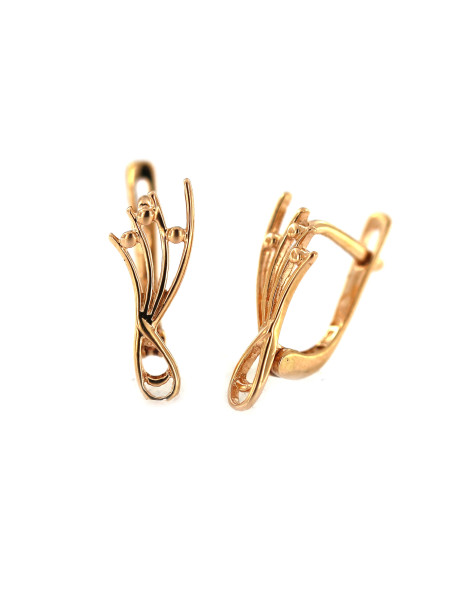 Rose gold earrings BRA06-13-02