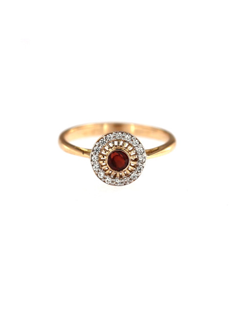 Rose gold zircon ring DRA04-02