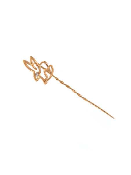 Rose gold brooch FRS02-01