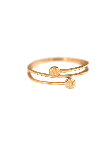 Rose gold ring DRB04-01