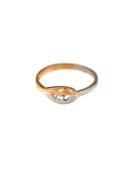 Rose gold zirconia ring DRC29-06