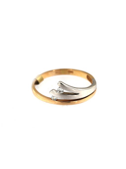 Auksinis žiedas su cirkoniais DRC01-14