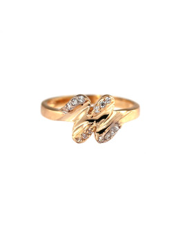Auksinis žiedas su cirkoniais DRC07-01