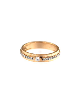 Auksinis žiedas su cirkoniais DRC09-13