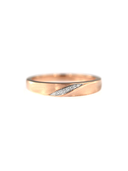 Auksinis žiedas su cirkoniais DRC09-23
