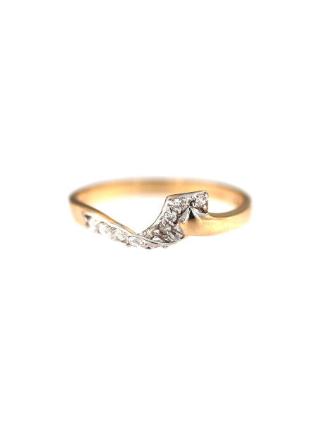 Rose gold zirconia ring DRC24-07