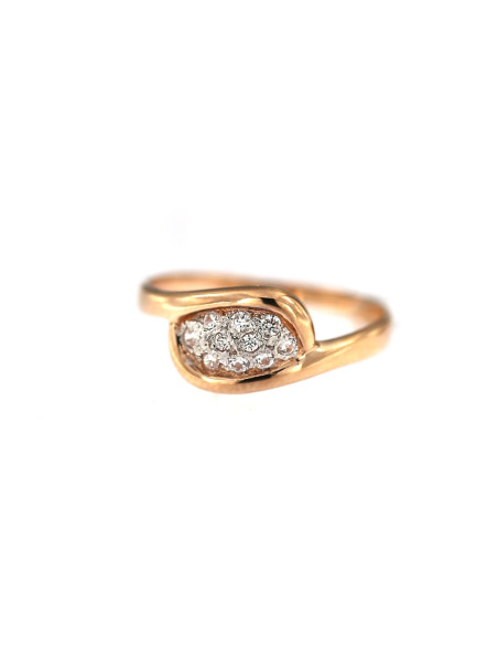 Rose gold zirconia ring DRC05-01