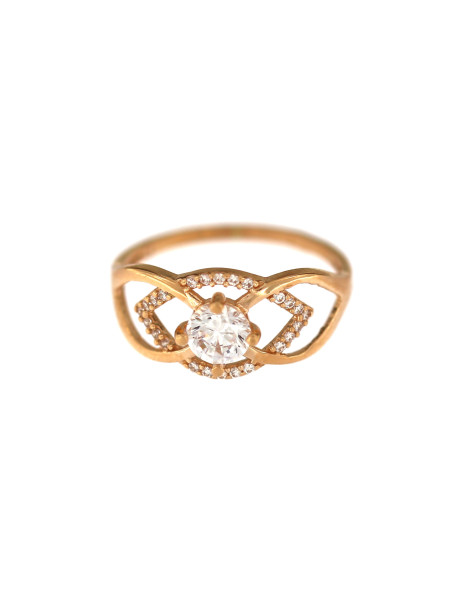 Auksinis žiedas su cirkoniais DRC15-11
