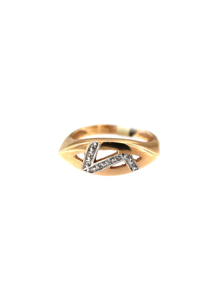 Rose gold zirconia ring DRC25-06