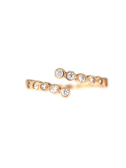 Auksinis žiedas su cirkoniais DRC14-01