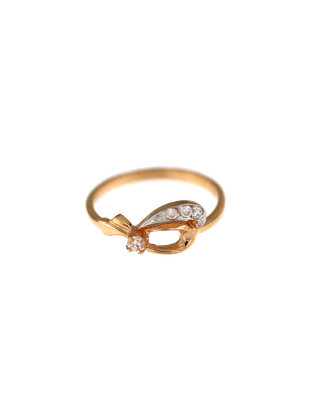 Rose gold zirconia ring DRC21-09