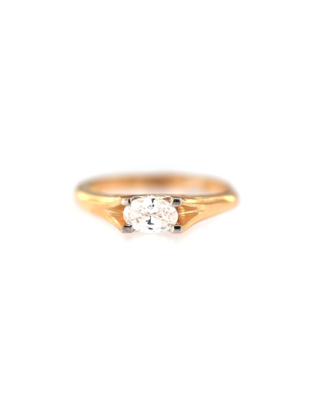 Rose gold zirconia ring DRL02-01