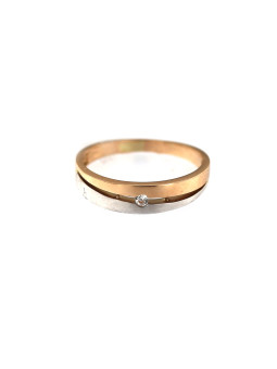 Rose gold zirconia ring DRL08-06