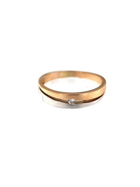 Auksinis žiedas su cirkoniu DRL08-06