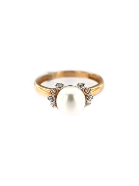Rose gold pearl ring DRP02-01
