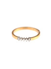 Rose gold zirconia ring DRT02-02 