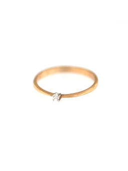 Rose gold engagement ring DRS01-01-03