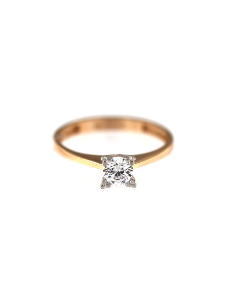 Rose gold engagement ring DRS01-01-16