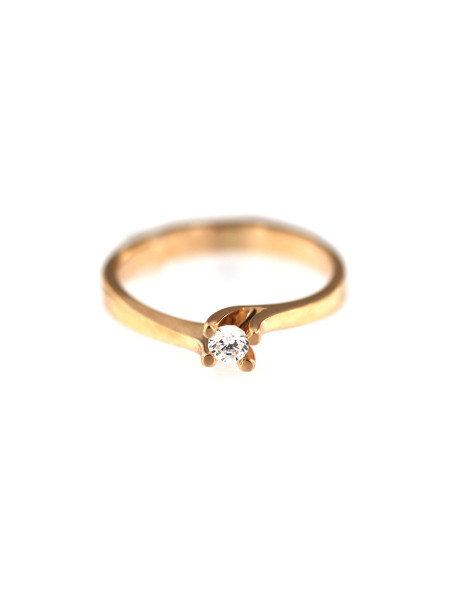 Rose gold engagement ring DRS01-01-11