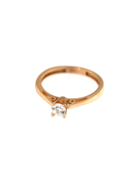 Rose gold engagement ring DRS01-01-18