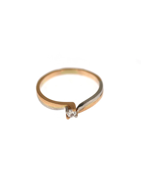 Rose gold engagement ring DRS04-02-09