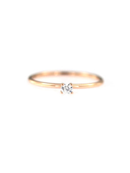 Rose gold engagement ring DRS01-01-08
