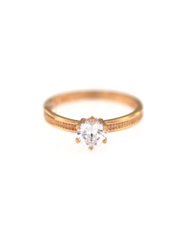 Rose gold engagement ring DRS01-06-15