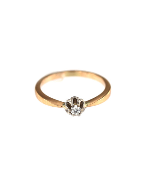 Rose gold engagement ring DRS01-10-07