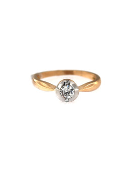 Rose gold engagement ring DRS01-03-05
