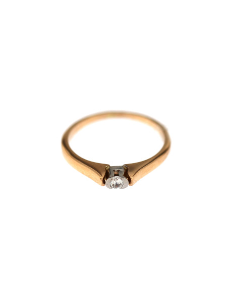 Rose gold engagement ring DRS01-14-03