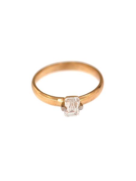 Rose gold engagement ring DRS01-04-01