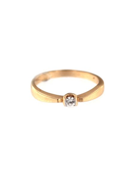Rose gold engagement ring DRS01-14-02