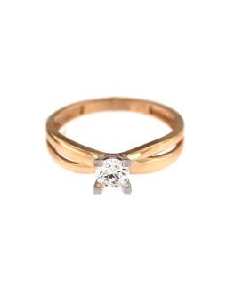 Rose gold engagement ring DRS01-02-01