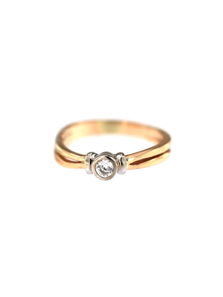 Rose gold engagement ring DRS01-17-12