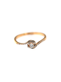 Rose gold engagement ring DRS04-02-05