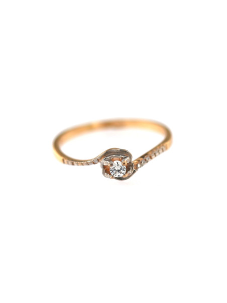 Rose gold engagement ring DRS01-11-05