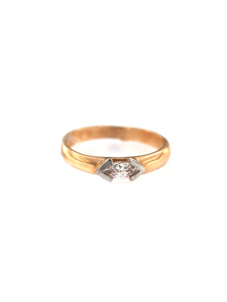 Rose gold engagement ring DRS01-12-02