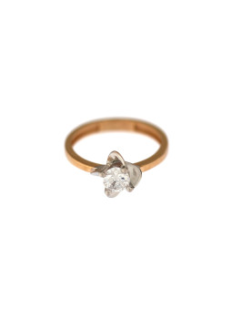 Rose gold engagement ring DRS01-12-01