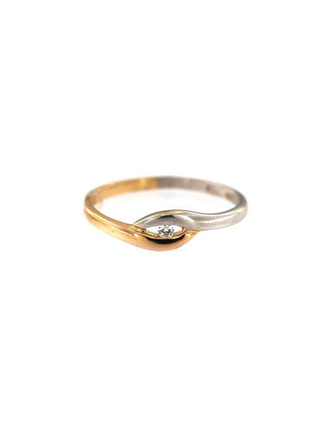 Rose gold zirconia ring DRS01-22-03