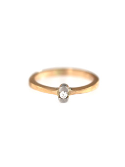 Rose gold engagement ring DRS01-17-14