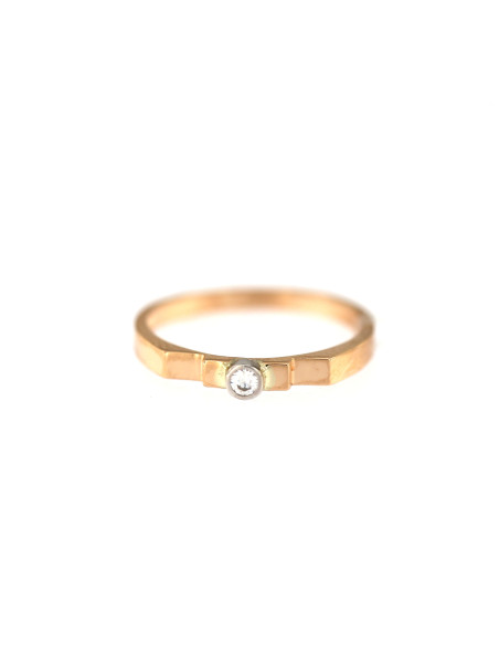 Rose gold engagement ring DRS01-13-05