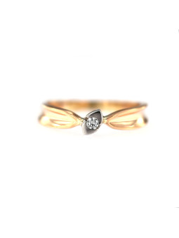 Rose gold engagement ring DRS01-17-15