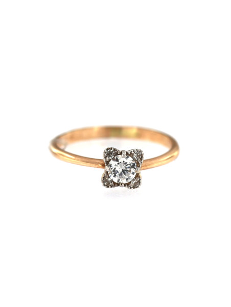 Rose gold engagement ring DRS02-01-01