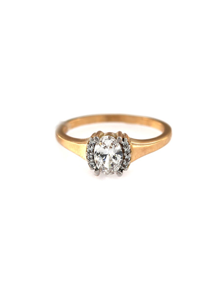 Rose gold engagement ring DRS02-01-02