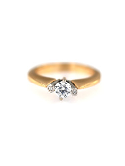 Rose gold engagement ring DRS02-08-02