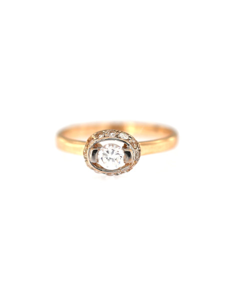 Rose gold engagement ring DRS02-04-07